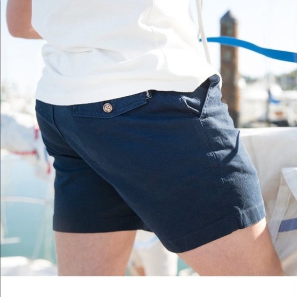 Chubbies The Armadas Stretch Shorts 5.5” Navy Blue - Picture 7 of 7